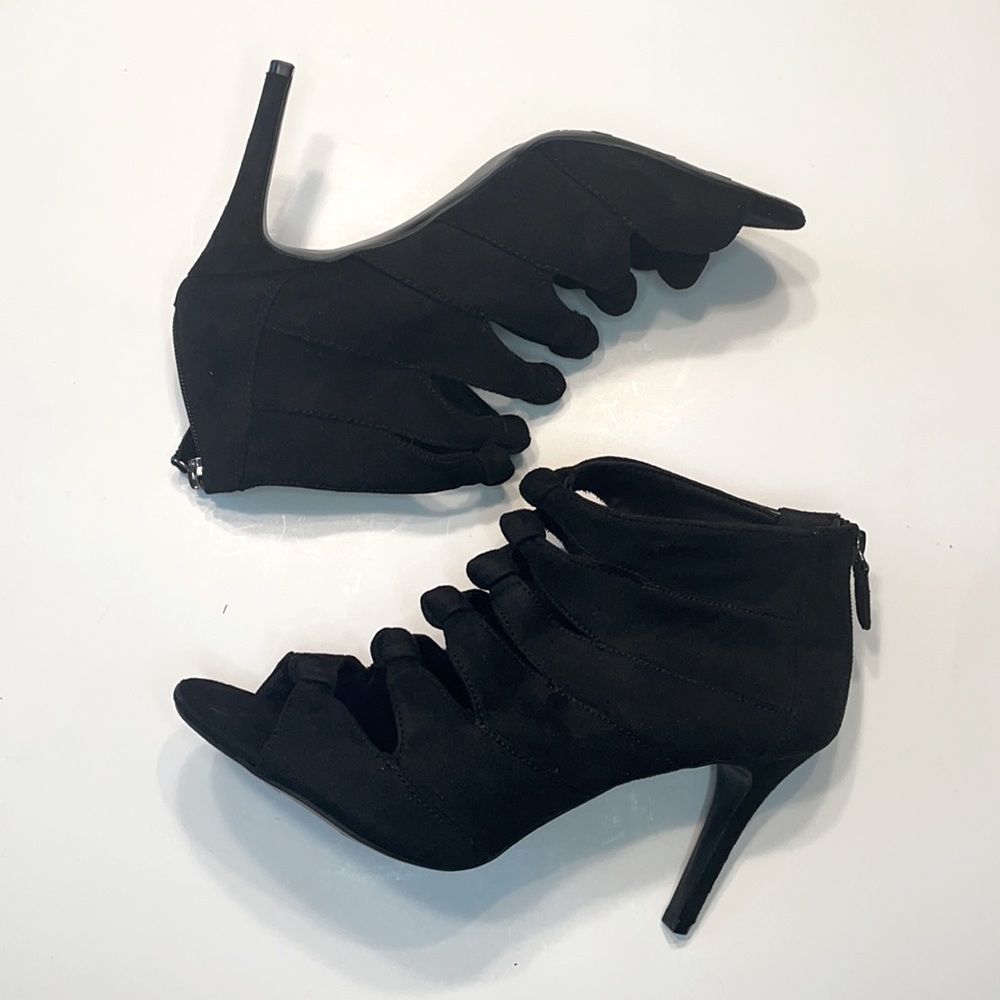 Black heels.
